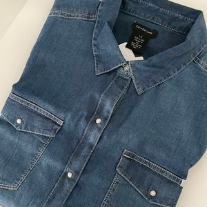 Calvin Klein Women’s Denim Blouse